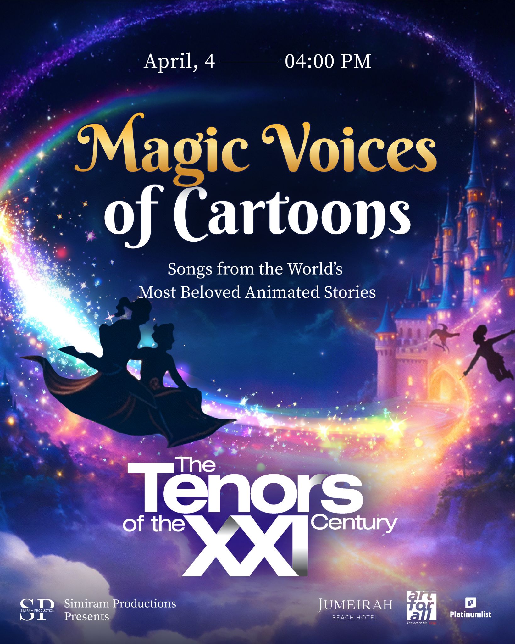 Magic Voices of Cartoons — The Tenors of the XXI Century